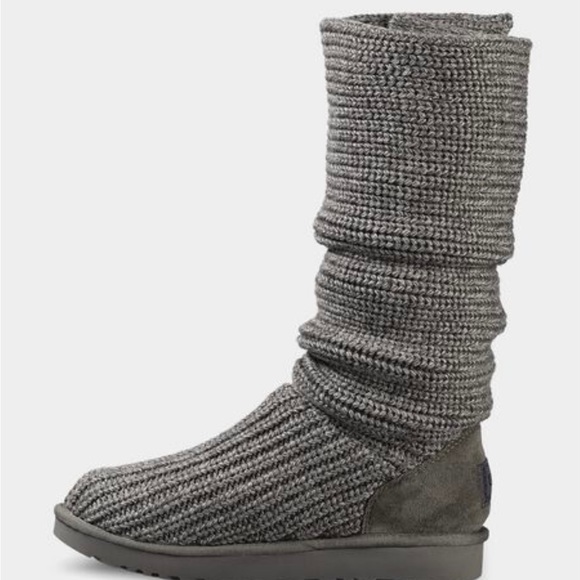 Smokey gray knit Uggs - Picture 8 of 14